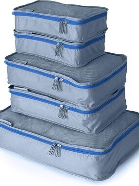 Packing Cubes for Travel - 5 Set Luggage Organizer Bags